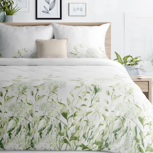 Постільна білизна Buena Design 91 з квітковим принтом двостороння м’яка