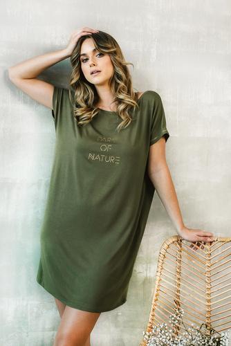 Жіноча нічна сорочка Natura Italian Fashion,- хакі