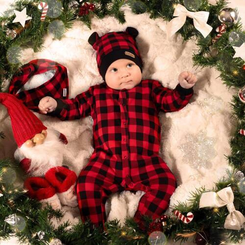 Дитячий чоловічок 163517 "Magia Świąt" Nicol, - клітинка: чорний, червоний