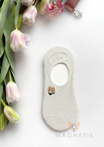 Жіночі балеринки YN-251131 Magnetis – віскозні слідки з силіконом на п’яті