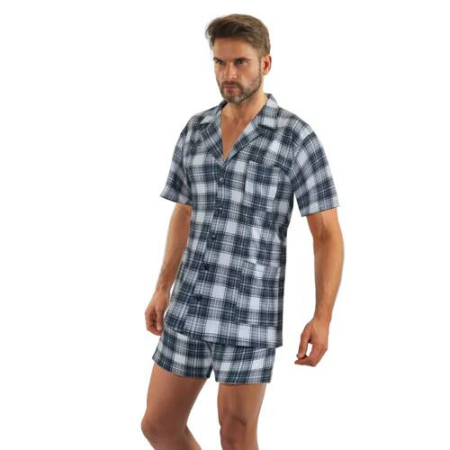 Чоловіча піжама короткий рукав 2576/42 Sesto Senso,- темно-синій