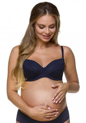 Бюстгальтер для годування 1732 LUPOLINE, - темно-синій