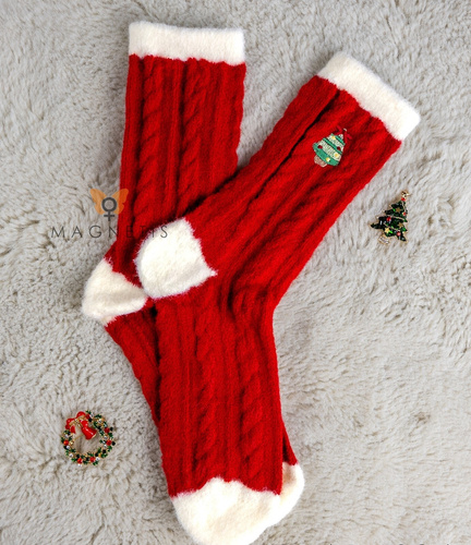 Жіночі  шкарпетки Magnetis YN5034 Різдвяна ялинка