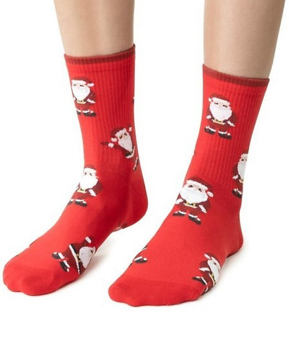 Steven ART.136 – жіночі різдвяні шкарпетки, бавовняні, теплі та м’які -140
