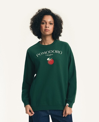 Жіноча кофта Dessie Henderson з бавовни, утеплена, з декоративним принтом