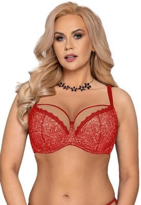 Бюстгальтер ущільнений VB-323 Vena,- беж/червоний