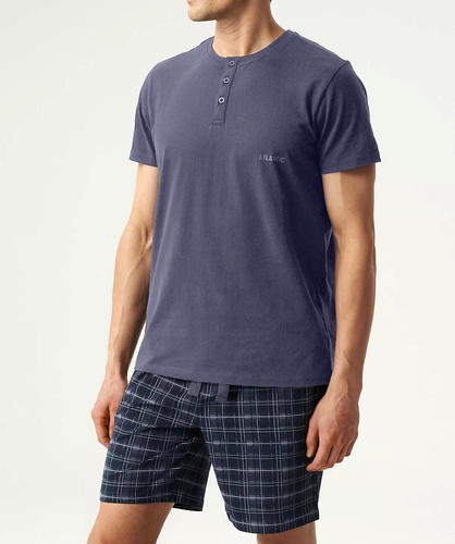 Піжама чоловіча  NMP-380 Atlantic,- темно-синій