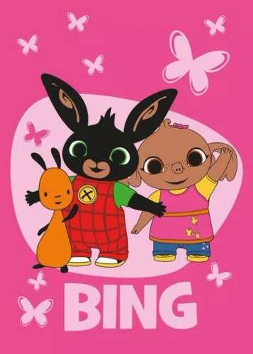 Дитячий флісовий плед Królik Bunny Bing Jerry Fabrics