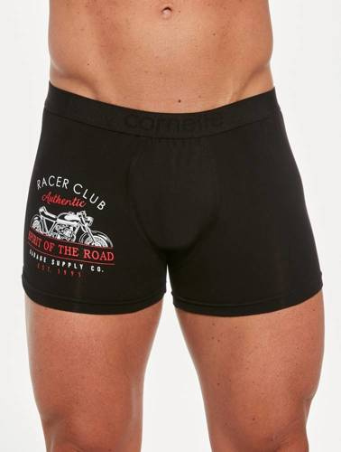 Труси боксерки чоловічі 508/142 High Emotion Cornette, - чорні