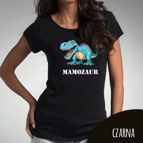 Футболка жіноча SKU D046 "Mamozaur" Moocha, - чорний