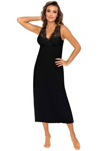 Нічна сорочка Kristina  Long Donna, -чорний