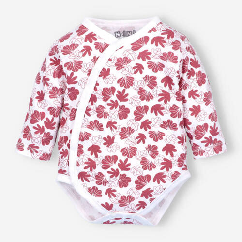 Боді на запах з органічної бавовни ABN-4138/LIS Wesoła Pandaj Nini