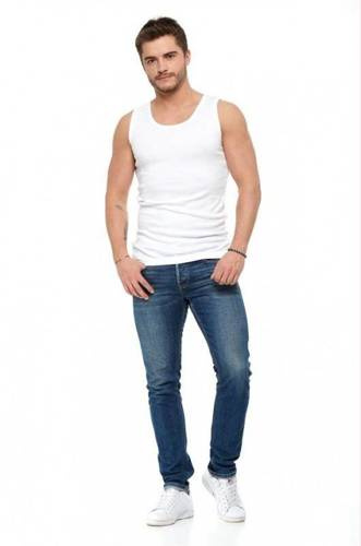 Майка чоловіча BMP650-002 Moraj, - білий