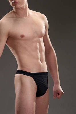 Труси стрінги чоловічі High Emotion Cornette,- чорний