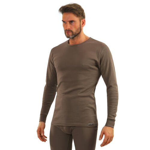 Базова кофта чоловіча 111 бавовна Sesto Senso,- графітний