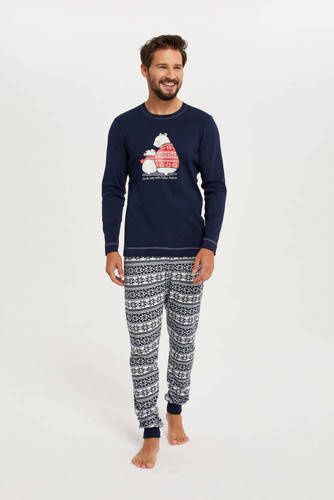 Чоловіча піжама Arktyka Italian Fashion - темно-синій