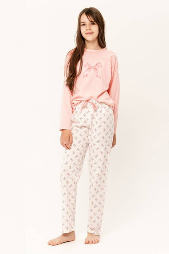 Піжама для дівчинки 3286 Riley Taro, - рожевий
