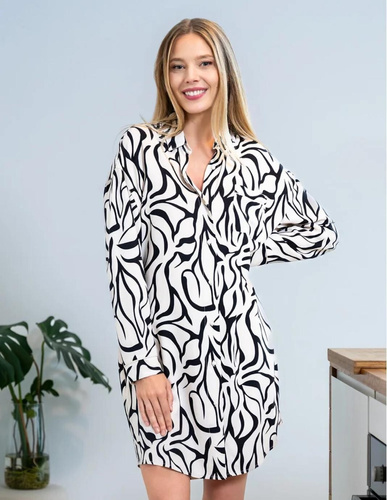 Жіноча нічна сорочка Moraj PDK4800-003  вершковий