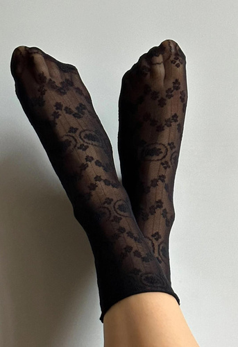 Шкарпетки жіночі  Fabienne Vaneziana, - чорний