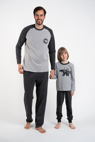 Піжама для хлопчика Morten Italian Fashion, - меланж/темний-меланж