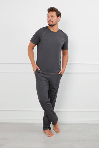 Чоловіча піжама Salomon довгий рукав Italian Fashion  - зелений