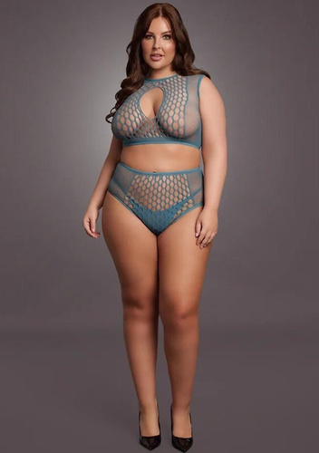 Комплект DES027 Le Désir сексуальний комплект plus size з сітки