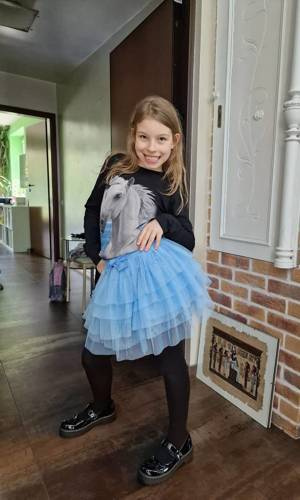 Фатинова спідниця для дівчинки Inez Bambarillo, - блакитний