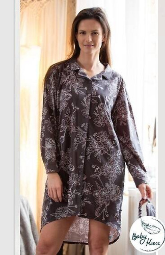 Нічна сорочка LND 817 Кey - графітний