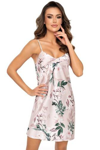 Нічна сорочка-комбінація Nelly Donna, - квітчаста