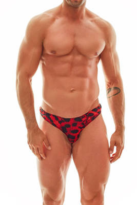Savage Stringi męskie Anais - czerwony