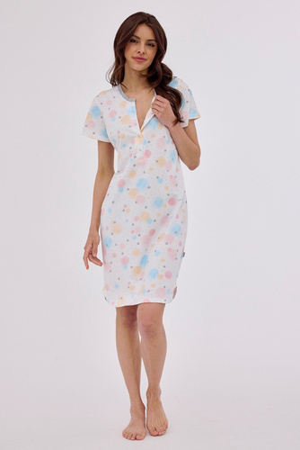 Нічна сорочка для грудного годування 495/403 Star Cornette,-рожевий