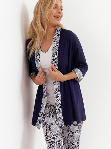 Халат-кардиган жіночий 251 Cana, - темно-синій