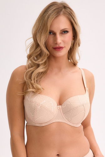 Gaia BS 281 Kate бюстгальтер Full Cup ущільнені чашки, жіночний стиль та ідеальна підтримка,  бежевий