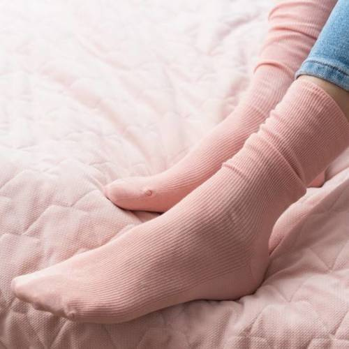 Жіночі шкарпетки в рубчик Art. 062 Steven, - рожеві