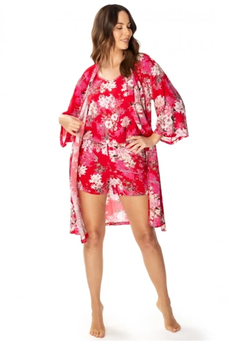 Халат пеньюар 86636 Lotos Mewa, - принт/квіти