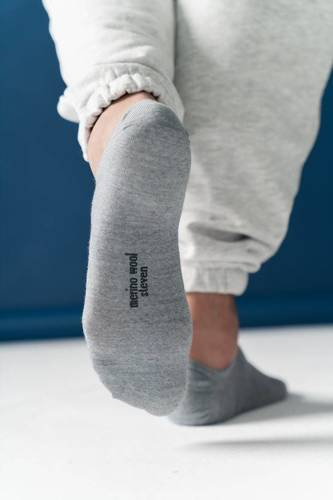 Слідки чоловічі Art.130 Natural Merino Wool-001, - сірий