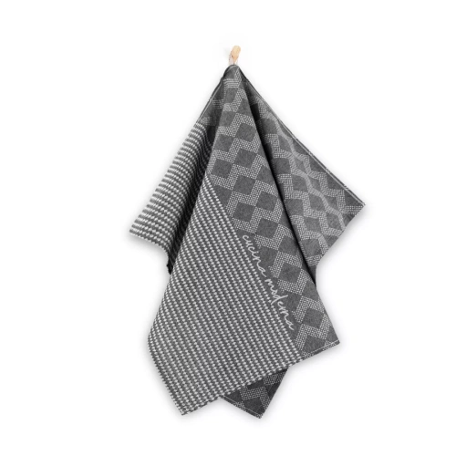 Серветка кухонна MODERNA 037P Zwoltex 50x70 чорна бавовна Ultrasoft 200 г/м²