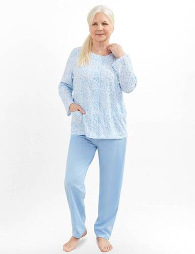 Піжама жіноча 201 Maria III Martel, - блакитний