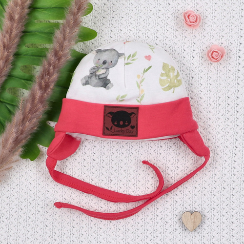 Nini Дитяча Шапочка Sweet Koala 100% Органічна Бавовна – Висока Якість Польща