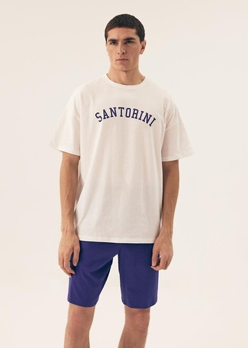 Чоловіча піжамa  43173 Santorini Henderson, - white