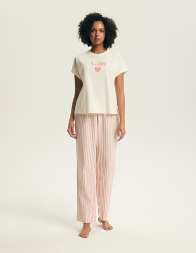 Піжама Henderson Darlan 43707 – бавовна, довгі штани, принт