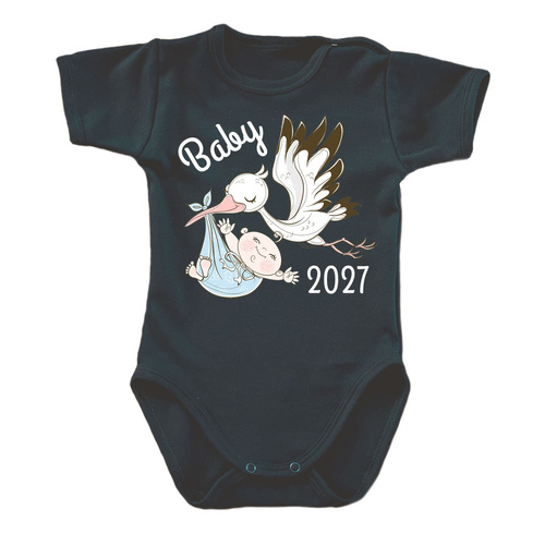 SKU: N053-1 Боді для немовлят moocha BABY 2027 чорне 100% бавовна
