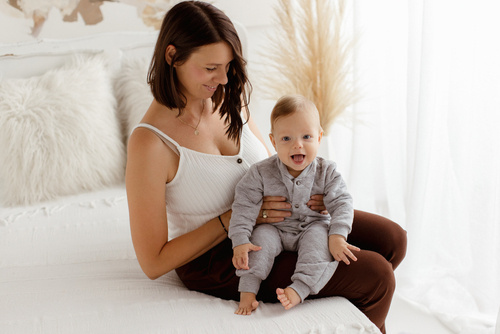 Костюмчик дитячий 11100M "Pik Melange"  Makoma, -сірий