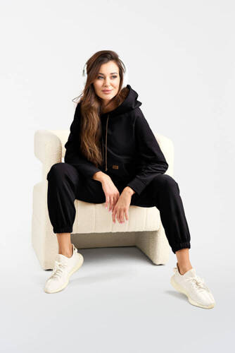 Худі жіноче з капюшоном Viva Italian Fashion,- чорний