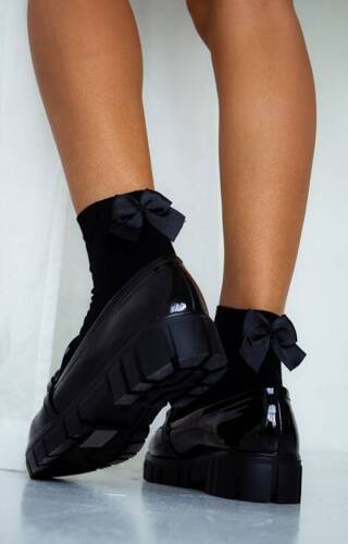 Шкарпетки жіночі Бантик 0965 Milena - чорний