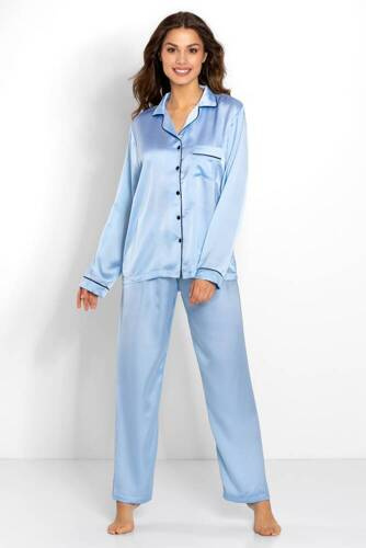 Піжама жіноча Classic Look Blue Momenti Per Me