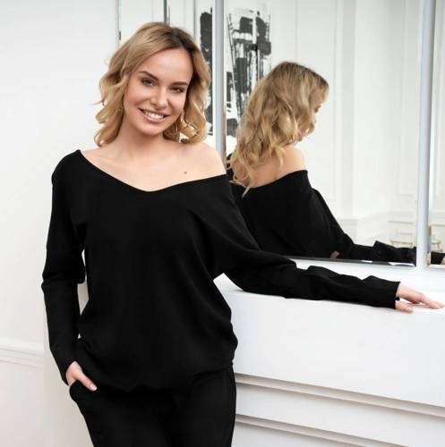 Жіночий світшот Karina Italian Fashion, - чорний