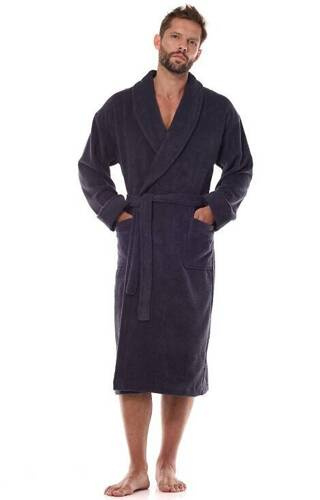 Халат чоловічий 2450 Frotte L&L -aнтрацит