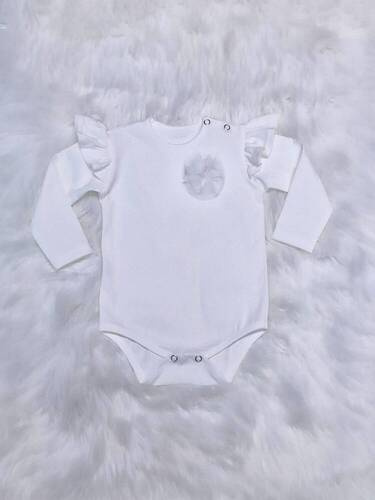Дитяче боді з довгим рукавом Rozalia Bambarillo, - екрю