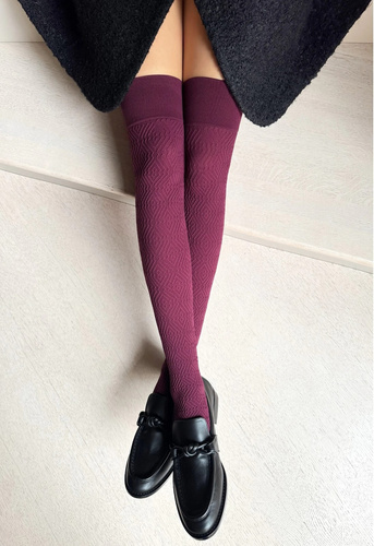 Шкарпетки вище коліна Veneziana Bocaro – vine